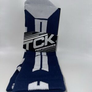 TCK Multisport Baseline 3.0 Crew Socks NAVY | WHITE LG
